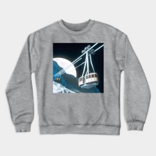 Gothic Moon Tram Crewneck Sweatshirt